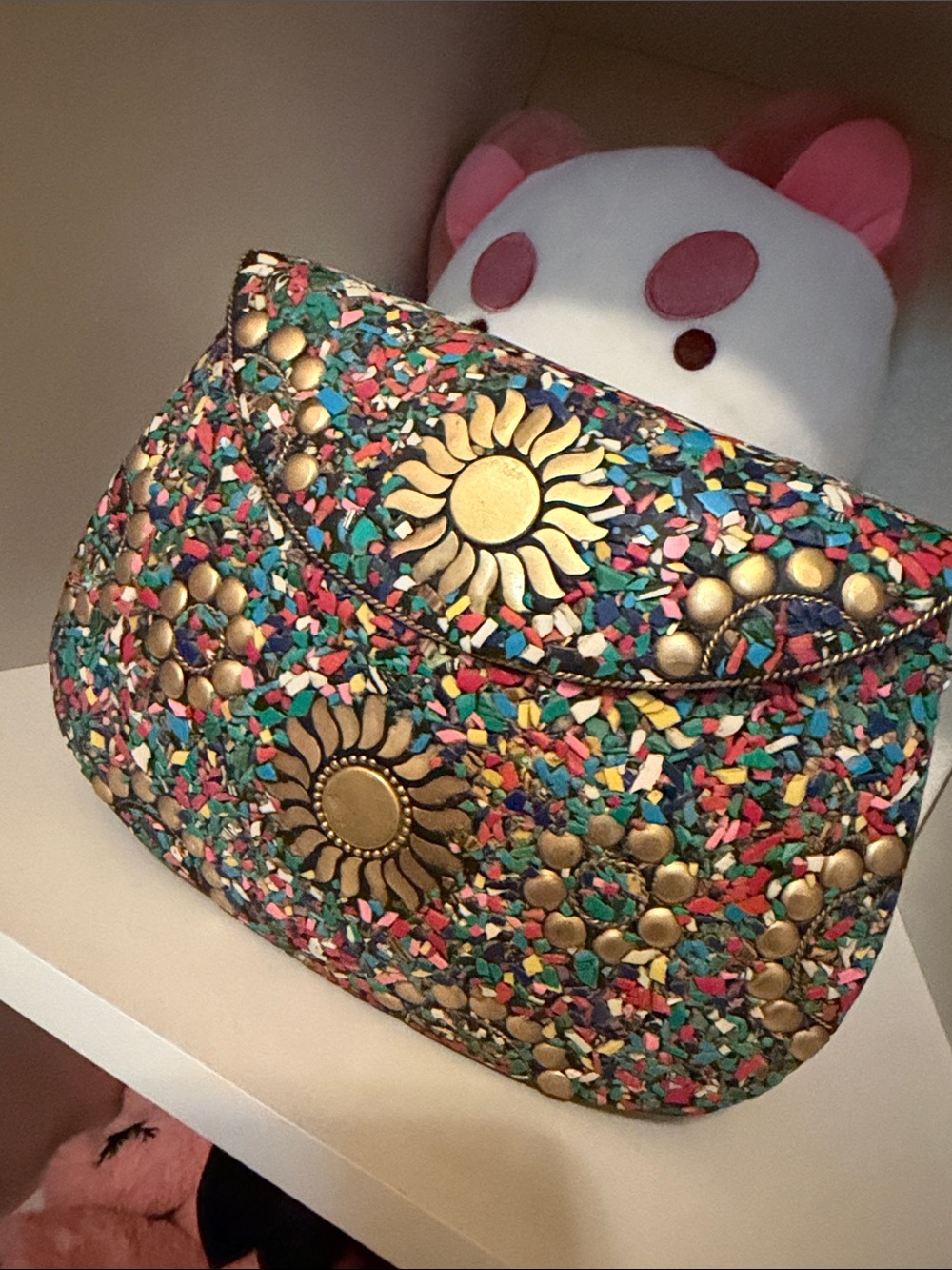 Ramla Multicolor Confetti Sun-Studded Women’s Crossbody Bag